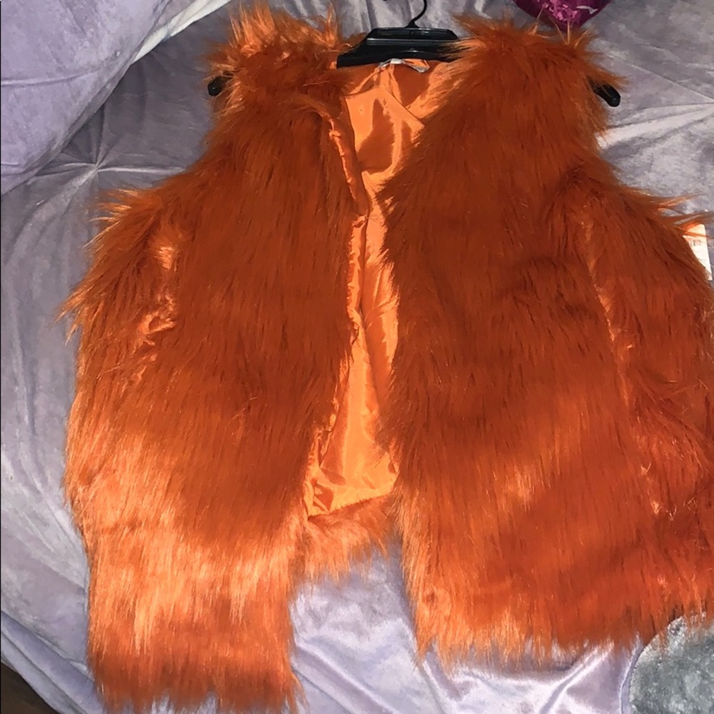Faux fur vest